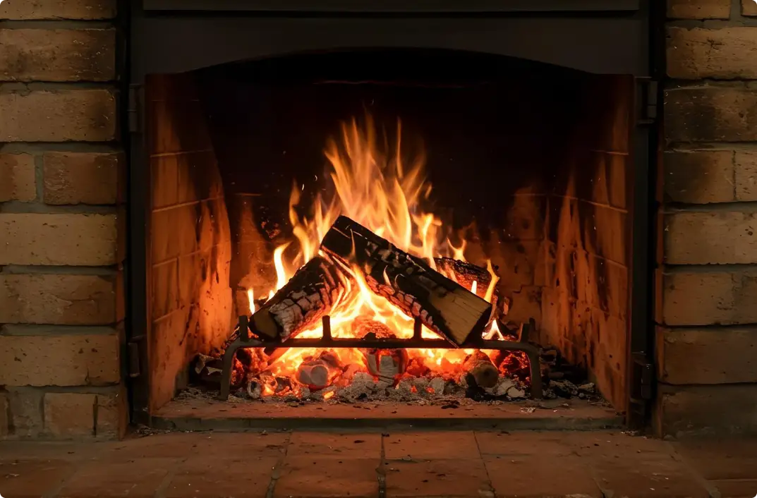 Poêle à bois à Sainte-Hélène - BOURDEAUDUCQ